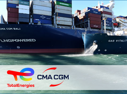CMA-CGM, TotalEnergies et le Port de Marseille Fos