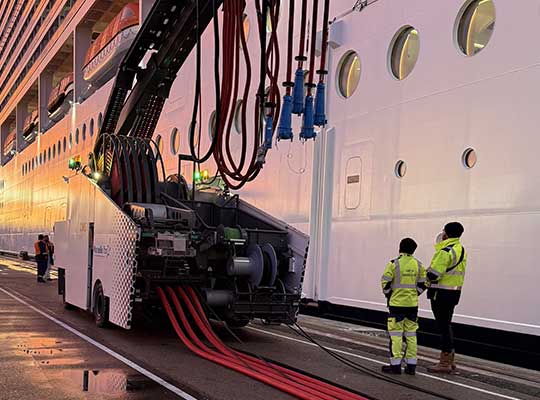 Electrical Connections on Cruise Ships