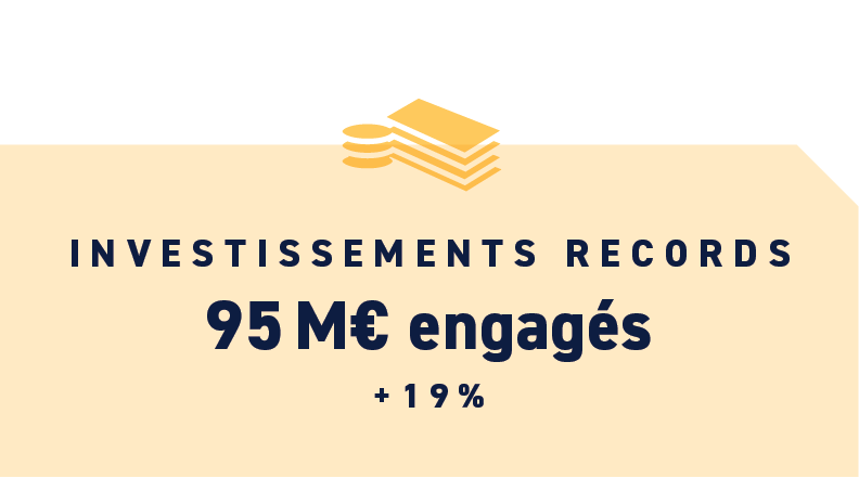 Investissements records