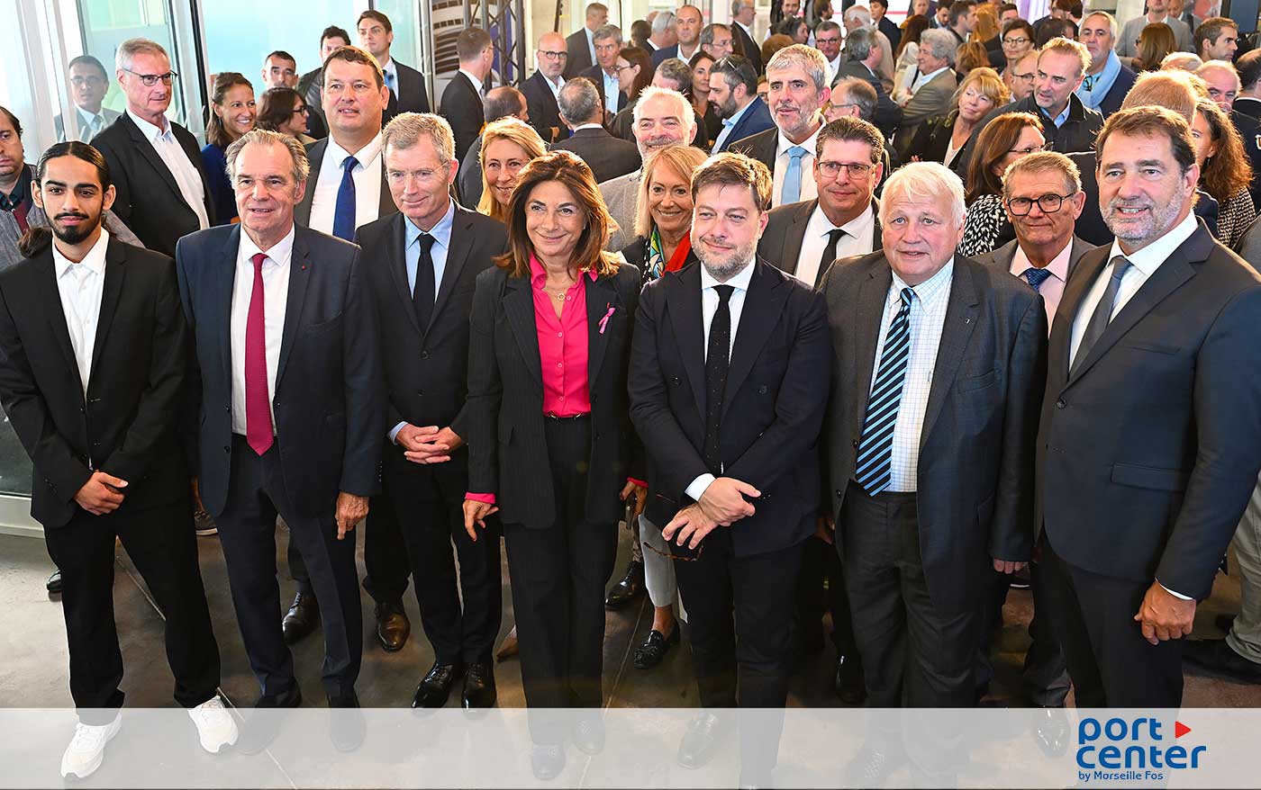 Inauguration du port center à Marseille