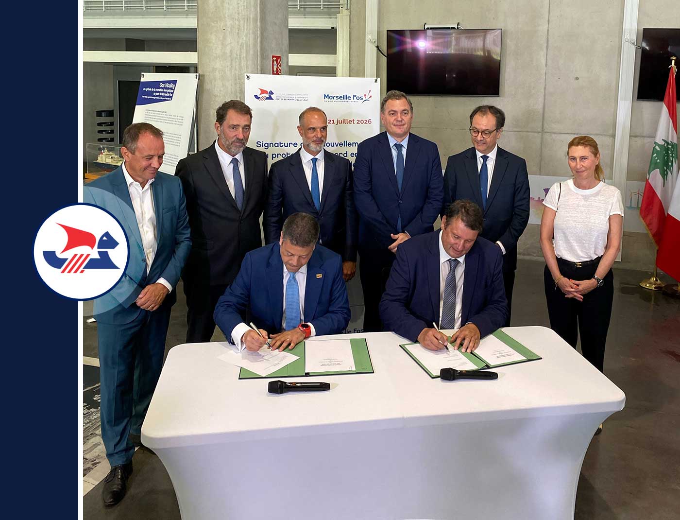 Le port de Marseille Fos et le port de Beyrouth ouvrent une nouvelle phase de coopération portuaire en méditerranée