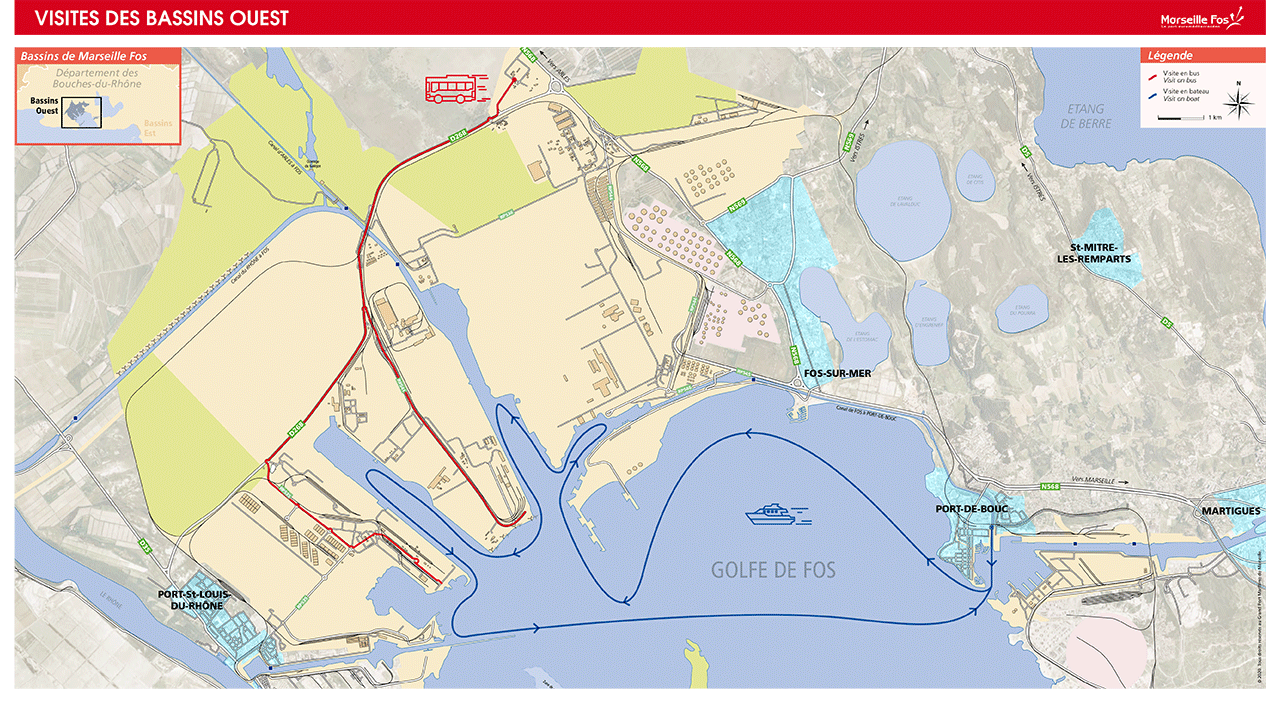 Circuit de visites des Bassins OUEST